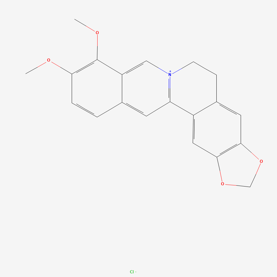 Berberine Hydrochloride · molecular structure reference